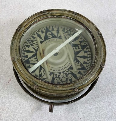 Lot 72 - A J W SEARBY & SON OF LOWESTOFT; a brass...