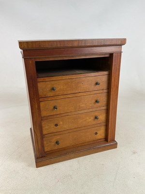 Lot 432 - A small mahogany specimen cabinet, 55 x 43 x...
