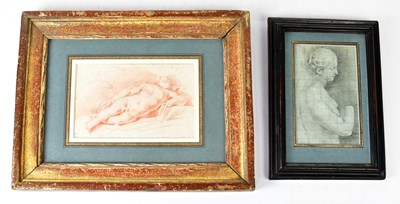 Lot 592 - 19TH CENTURY CONTINENTAL SCHOOL; pastel study...
