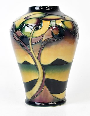 Lot 302 - MOORCROFT; a 'Western Isles' pattern vase of...
