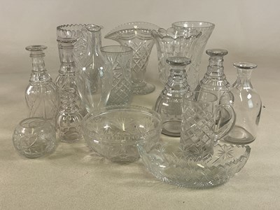 Lot 237 - A quantity of cut crystal glassware, including...
