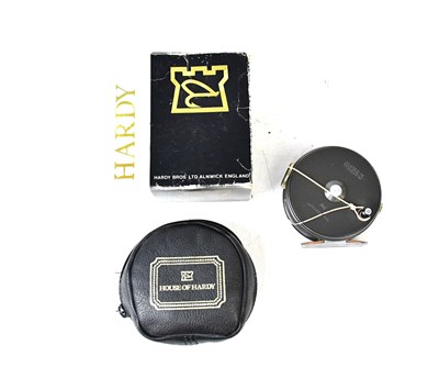 Lot 637 - A Hardy Bros Perfect 3 3/8" alloy fly-fishing...
