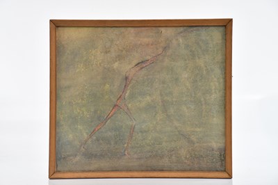 Lot 613 - CHARLES FRAUGHAN; pastel on paper, abstract...