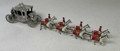Lot 143 - LESNEY; a large model of the Royal State Coach,...