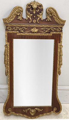 Lot 28 - A 19th century style mahogany and gilt work...