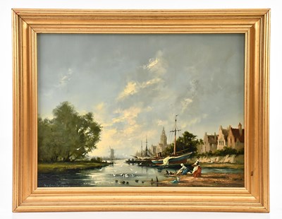 Lot 1082 - BARBARA GUDRUN SIBBONS (born 1925); oil on...