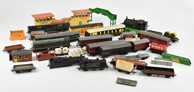 Lot 652 - A collection of vintage diecast model railway...