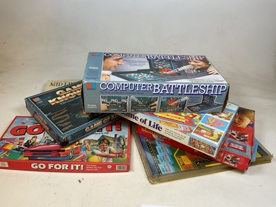 Lot 165 - A group of toys including computer Battleships,...