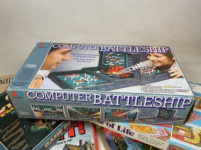 Lot 165 - A group of toys including computer Battleships,...