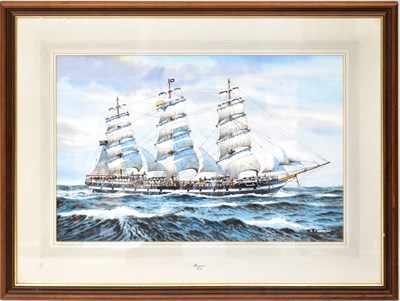 Lot 577 - GEORGE P. WISEMAN (1905-1986); watercolour...