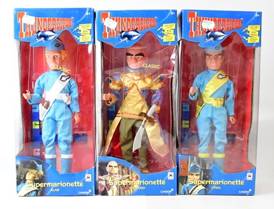 Lot 460 - THUNDERBIRDS; three boxed 'Supermarionette'...