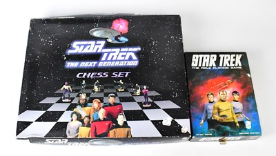 Lot 456 - STAR TREK; 'The Next Generation' chess set,...
