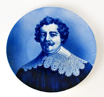 Lot 272 - VILLEROY & BOCH, METTLACH; a 19th century blue...