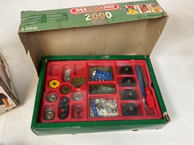 Lot 167 - MECCANO; a boxed 2000 set, and a Mogul Steel...