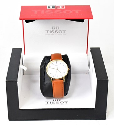 Lot 955 - TISSOT; an 'Everytime' 38mm gentlemen’s...