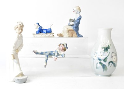 Lot 257 - BING & GRONDAHL; a Danish vase decorated with...