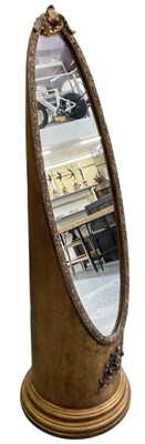 Lot 41 - A reproduction gilt painted fibreglass cheval...