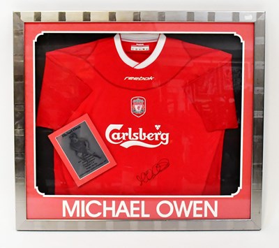 Lot 527 - LIVERPOOL FOOTBALL CLUB; a 2002-2003 home...