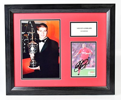 Lot 506 - LIVERPOOL FOOTBALL CLUB; a signed photograph...