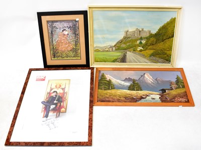 Lot 574 - Various pictures and prints, including, W. O....