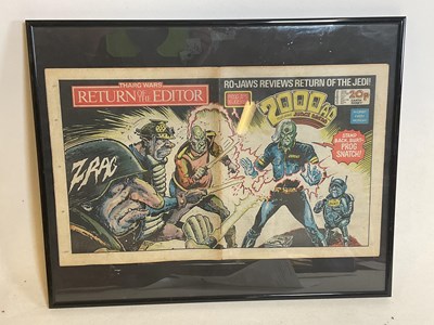 Lot 367 - A copy of Judge Dredd program 325 16th July...