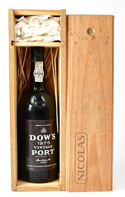 Lot 200 - A boxed bottle of Dow's 19575 vintage port.