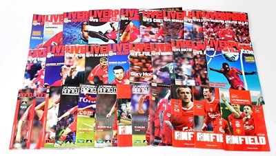 Lot 629 - LIVERPOOL FC; a quantity of match programmes (2).