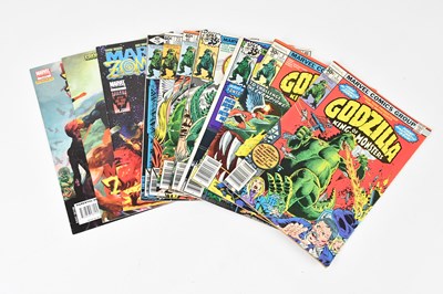 Lot 1791 - GODZILLA; seven issues of Marvel's Godzilla...