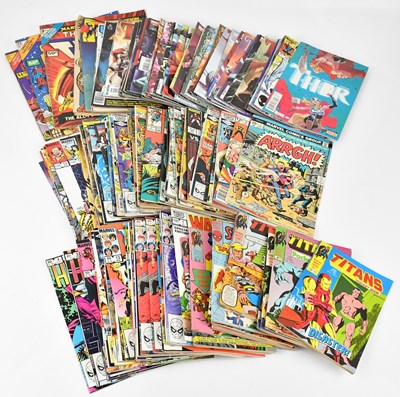 Lot 1754 - MARVEL; a collection of Marvel comics, to...