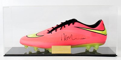 Lot 547 - ROBBIE FOWLER; a Nike Hypervenom orange and...