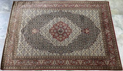 Lot 348 - A Middle Eastern pure wool rug, densely woven...