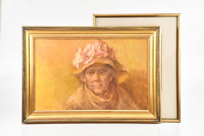 Lot 1183 - ELIZABETH WOOD (born 1930); oil on board,...