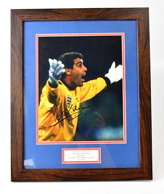 Lot 545 - PETER SHILTON; a signed photograph of the...
