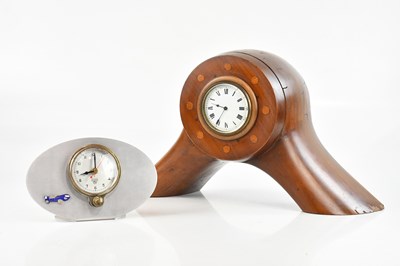 Lot 271 - An early 20th century mantel clock, set in an...