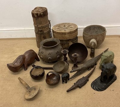 Lot 41 - A group of African tribal art, to include...