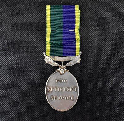 Lot 528 - An Elizabeth II Territorial Efficiency Medal,...