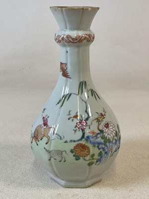 Lot 3 - A Chinese Qianlong period octagonal baluster...