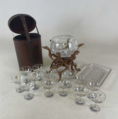 Lot 230 - BABYCHAM; thirteen saucer glasses, two...
