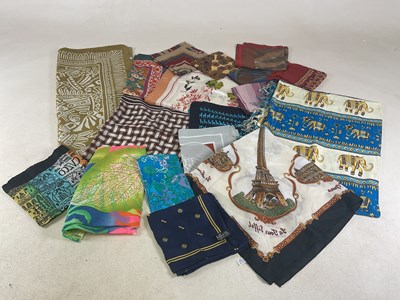 Lot 98 - A quantity of head scarves, mainly from Italy,...