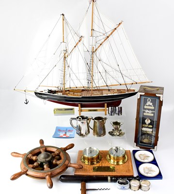 Lot 262 - A mixed lot of maritime related items to...