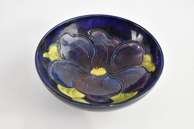 Lot 1954 - MOORCROFT; a 'Clematis' pattern bowl, diameter...