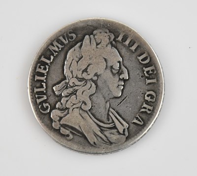 Lot 595 - A William III 1696 crown.