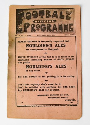 Lot 536 - A Liverpool v Preston NE, Official Football...