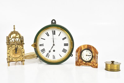 Lot 280 - PAYNE & CO; a cast iron cased wall clock, the...