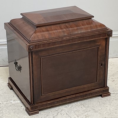 Lot 174 - A 19th century mahogany wine...