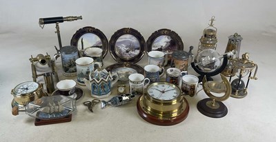 Lot 76 - A quantity of Naval related items, to include...