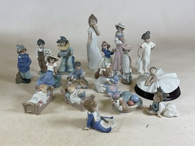 Lot 167 - NAO; a quantity of porcelain figures, largest...