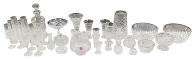 Lot 366 - A collection of assorted cut and crystal...