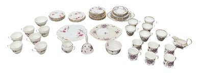 Lot 352 - ADDERLEY; a six setting part tea service...