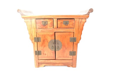 Lot 3 - Three small Chinese cabinets comprising one in...